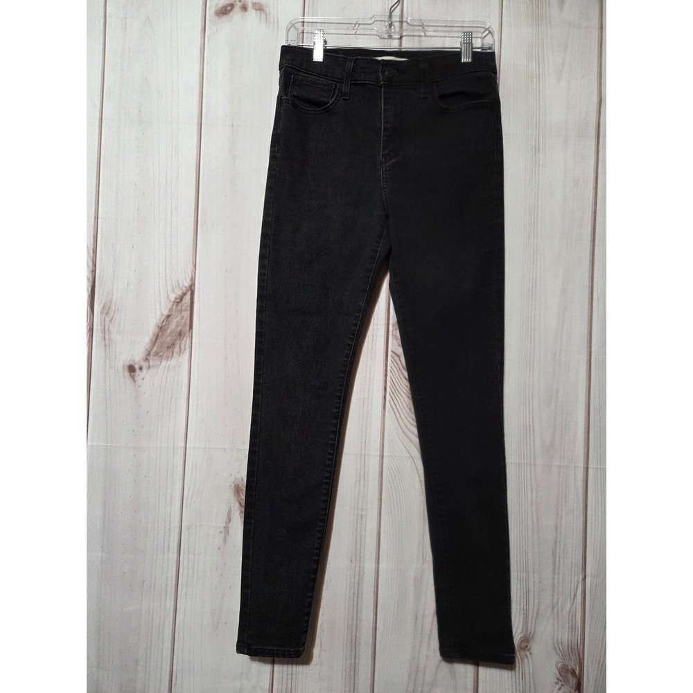 Levi's 720 High Rise Super‎ Skinny Jeans Black Women's Size 28